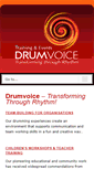 Mobile Screenshot of drumvoice.co.uk